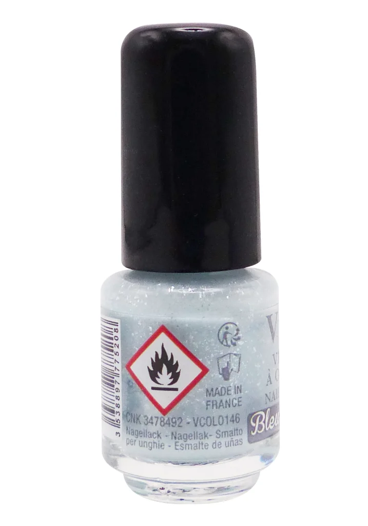 VITRY VERNIS A ONGLES MINI N°146 BLEU ORAGE 4ML 3 dos bleu dorage vernis