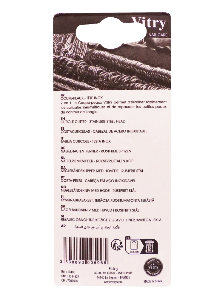 VITRY COUPE-PEAUX 3 dos coupe peaux vitry