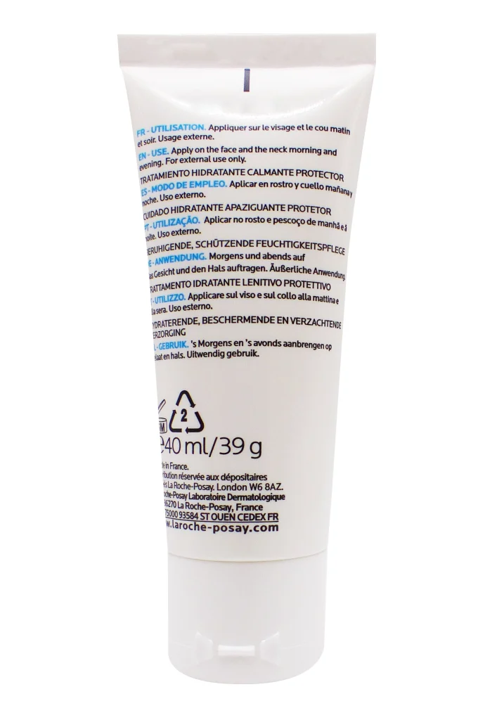 dos creme sensitive la roche posay 40 ml