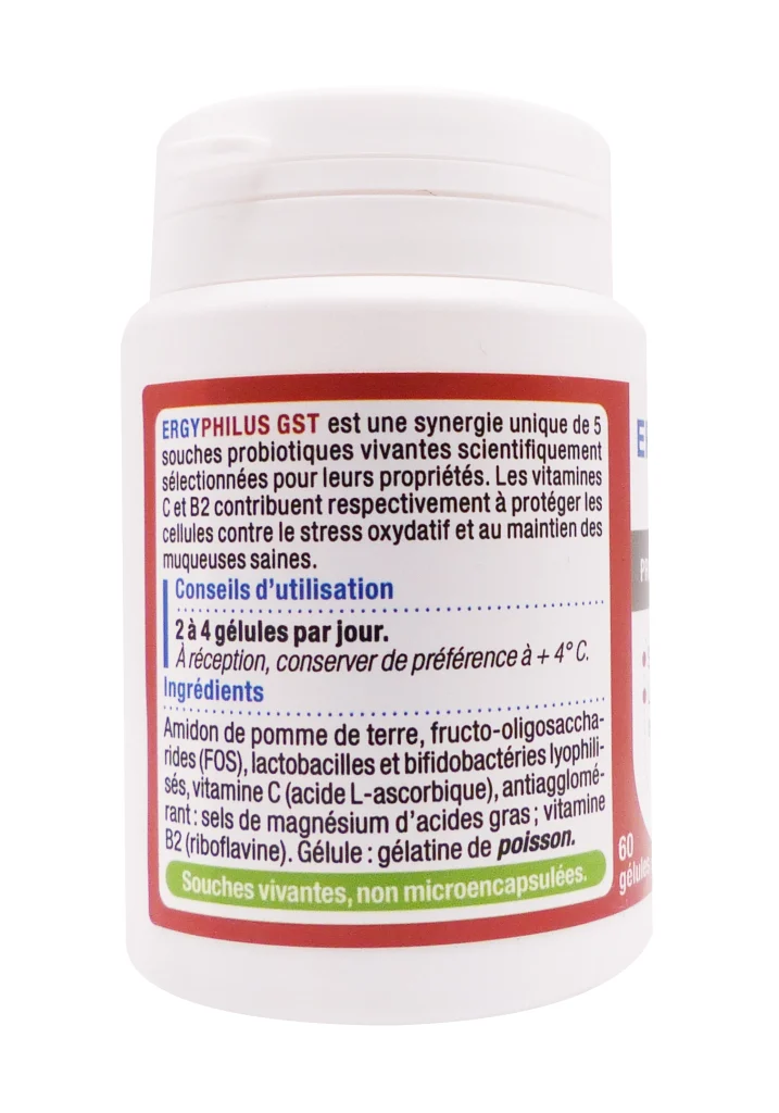 ERGYPHILUS GST 60 GELULES 3 dos ergyphilus gst