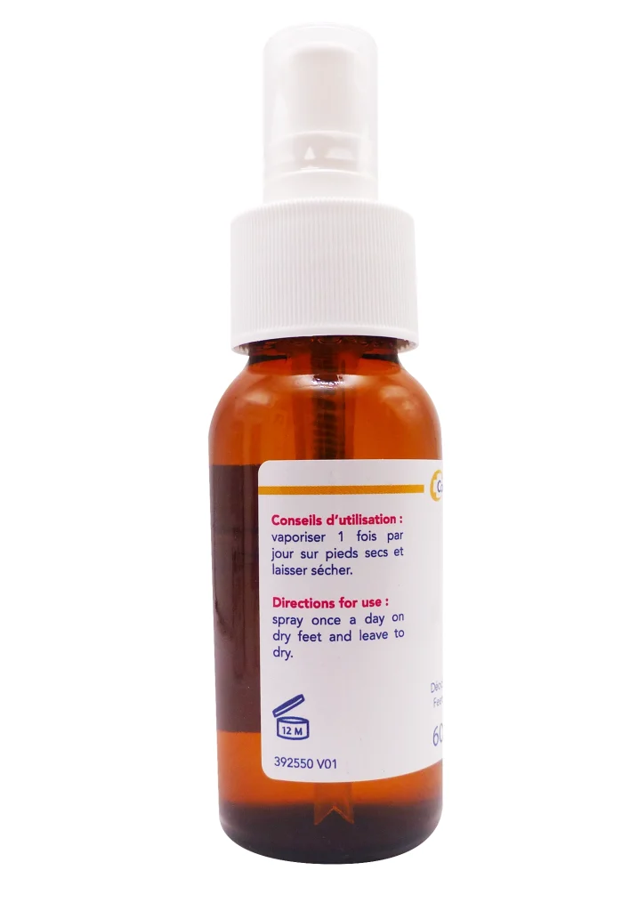 EPHYDROL DEODORANT PIEDS SPRAY 60ML 4 dos flacon