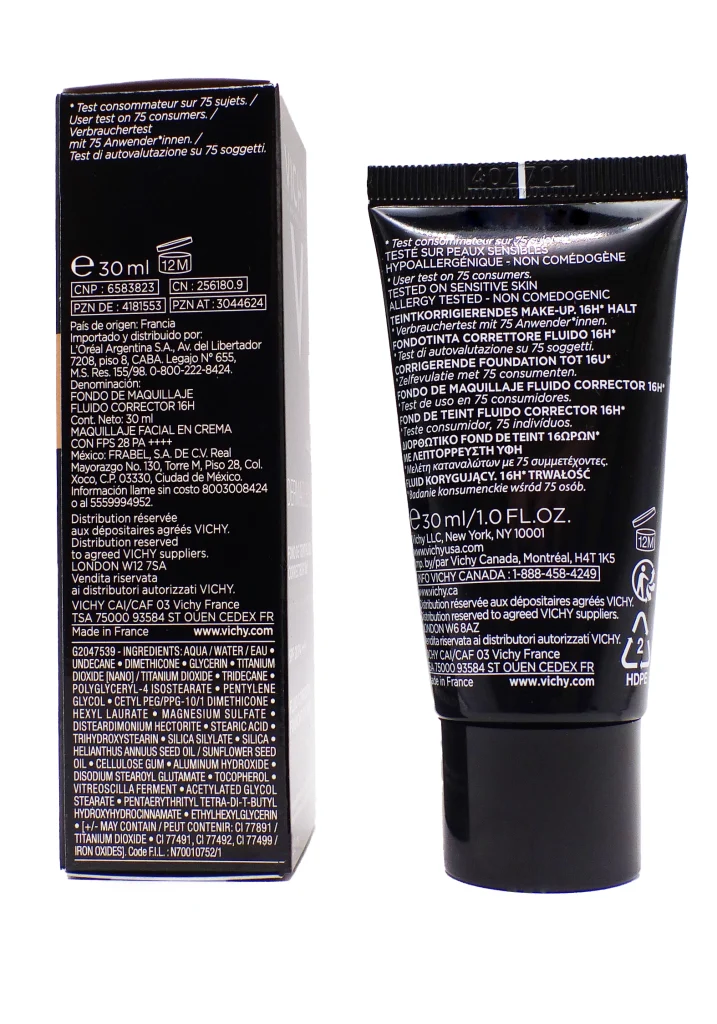 dos fond de teint vichy