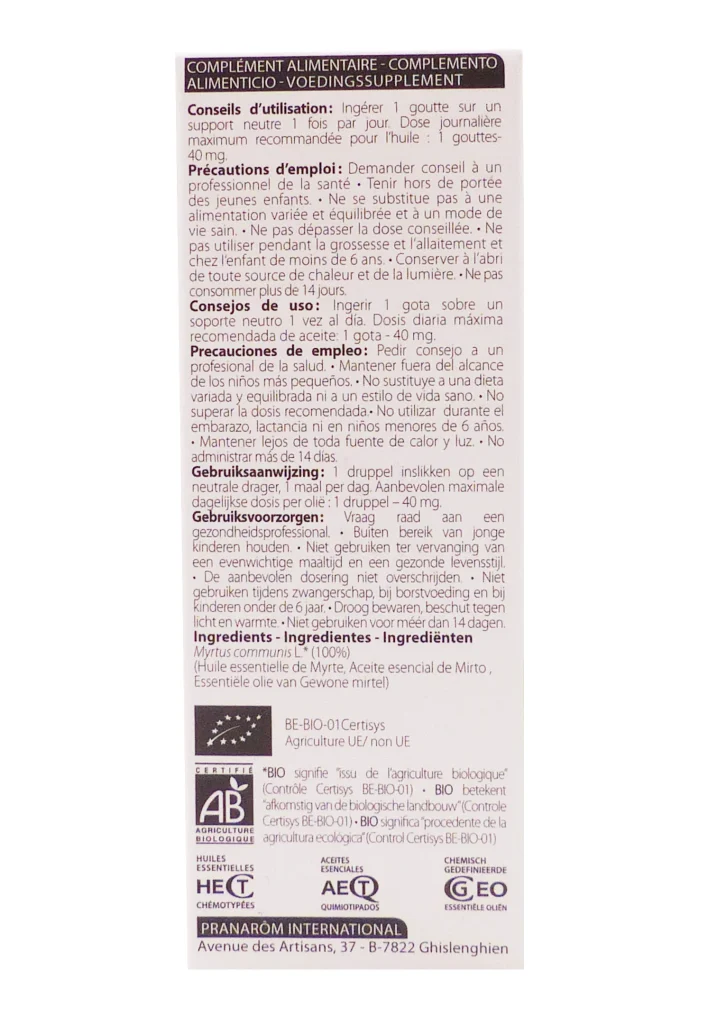 dos huile essentielle 11