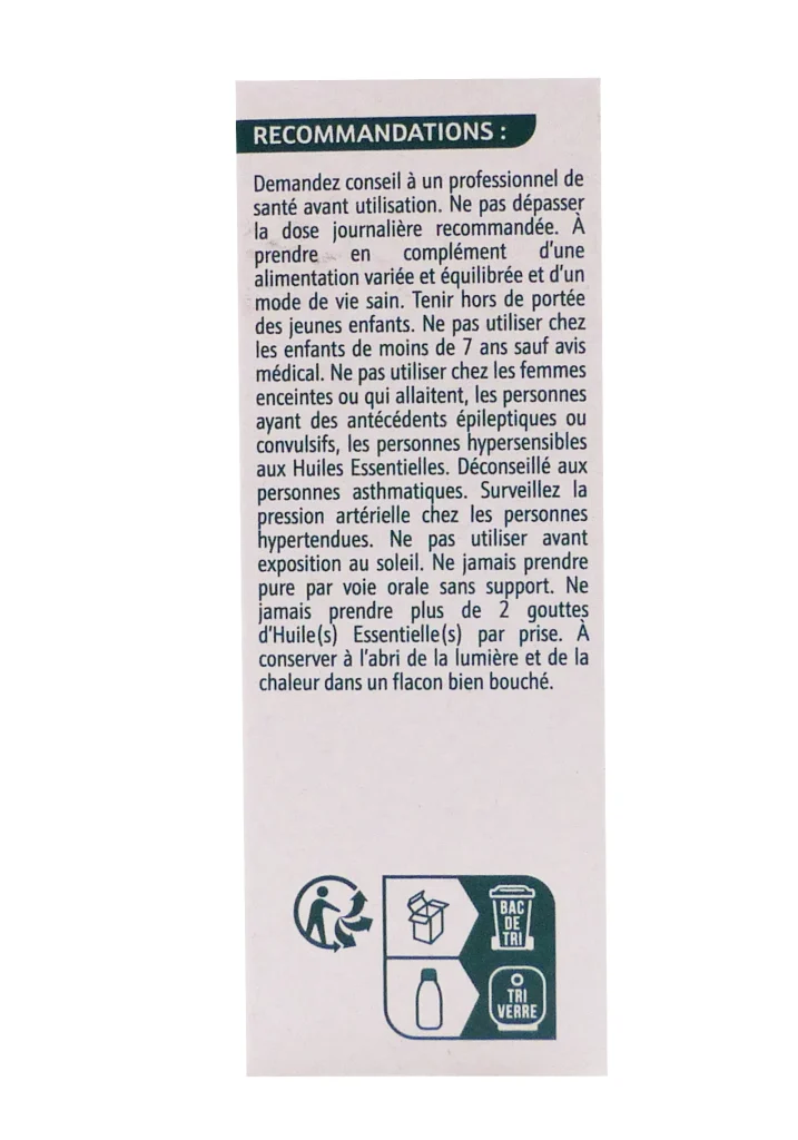PHYTOSUN ARÔMS HUILE ESSENTIELLE CITRON JAUNE BIO 10ML 3 dos huile essentielle 4