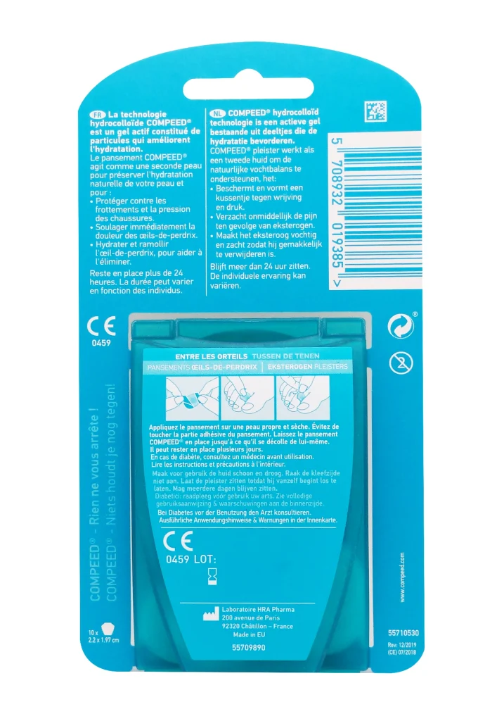 dos pansements compeed