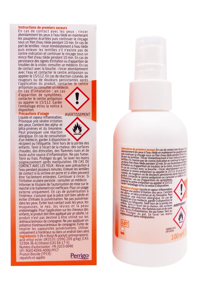 PARANIX POUX REPULSIF SPRAY 100ML 3 dos paranix