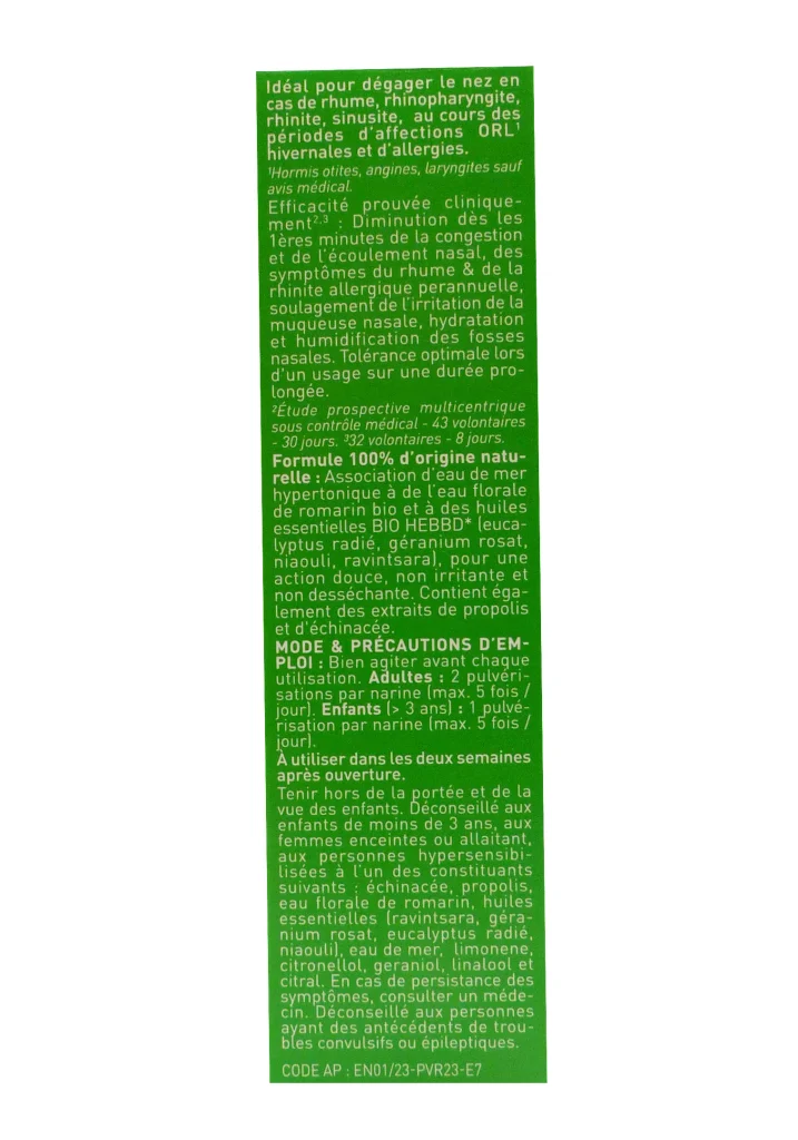 PURESSENTIEL SPRAY NASAL DECONGESTIONNANT 30ML 4 dos puressentiell spray decongestionnant pack
