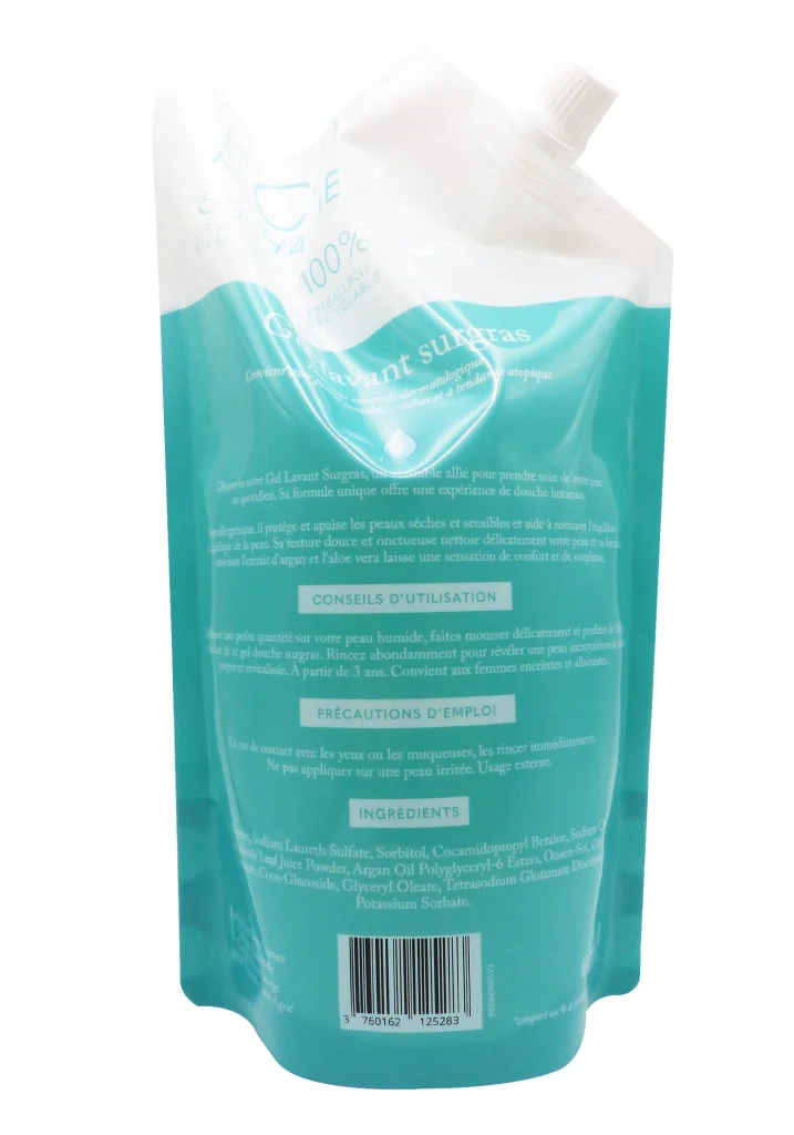 PURETE GEL LAVANT SURGRAS RECHARGE 900 ML 3 dos recharge gel surgras purete