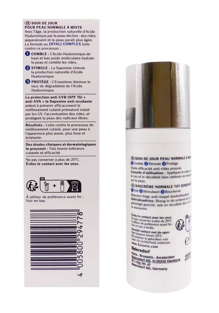 dos soin de jour eucerin
