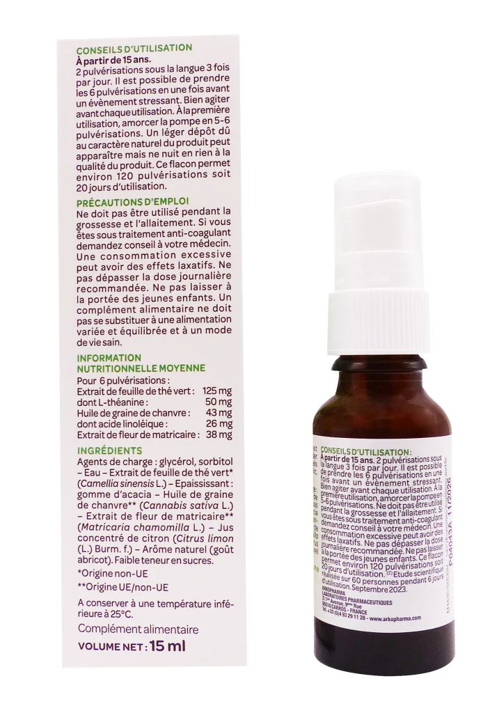 dos sos stress spray arkopharma