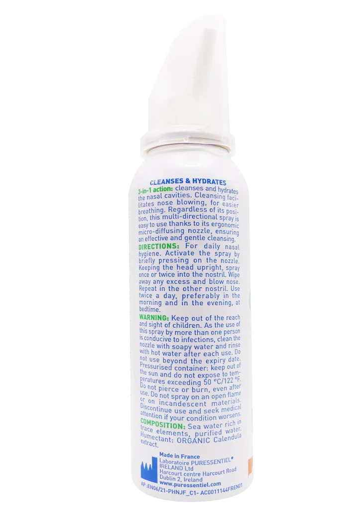 PURESSENTIEL SPRAY HYGIENE NASAL HYDRATANT 100ML 4 dos spray nasal