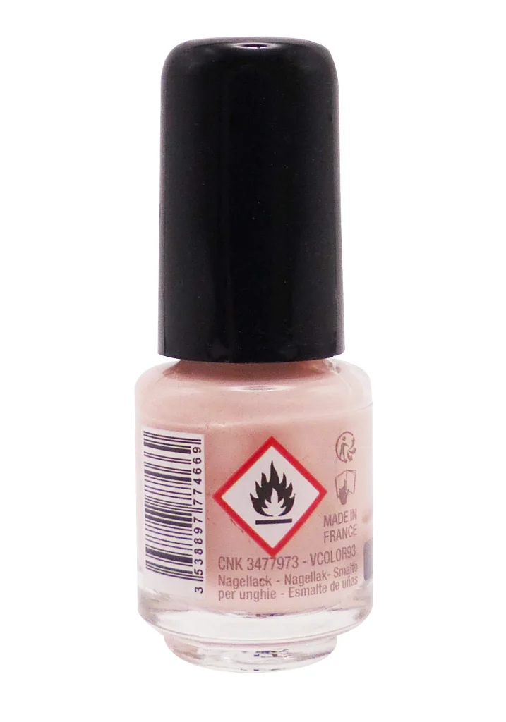 VITRY VERNIS A ONGLES MINI MAGNOLIA 4ML 3 dos vernis rose clair