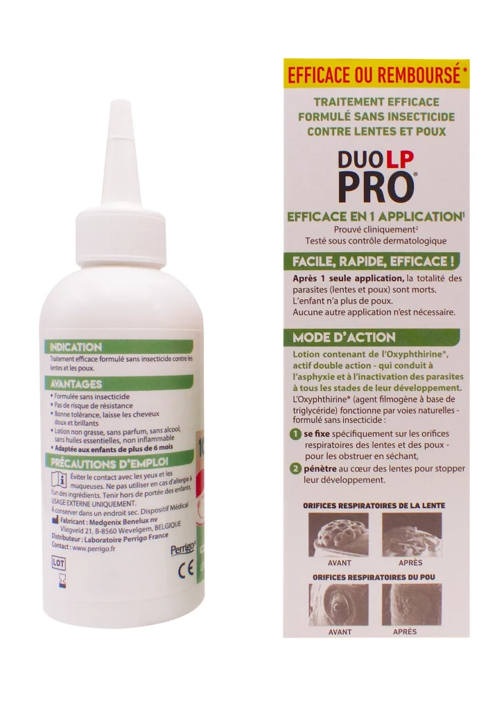 DUO LP PRO LOTION TRAITANTE 150ML PEIGNE INCLUS 3 duo lp pro dos poux