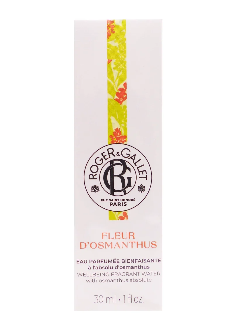eau parfumée fleur d'osmanthus roger et gallet 30 ml