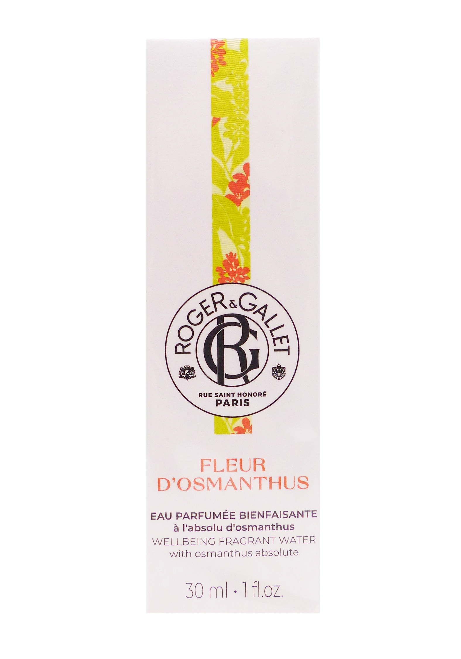 ROGER & GALLET EAU PARFUMEE FLEUR D'OSMANTHUS VAPORISATEUR 30ML 1 eau parfumée fleur d'osmanthus roger et gallet 30 ml