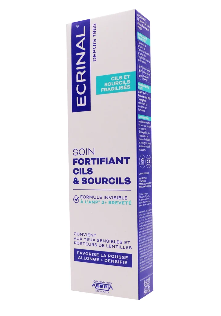 ECRINAL GEL FORTIFIANT CILS & SOURCILS 9ML 2 ecrinal cils et sourcils