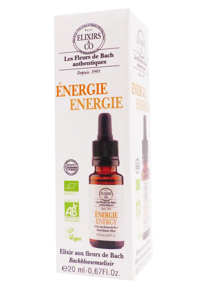 ELIXIRS & CO FELURS DE BACH ENERGIE 20ML 2 elixirs energie