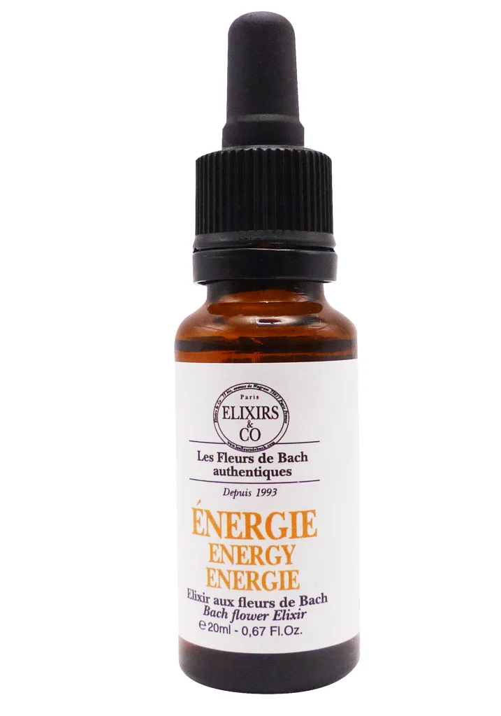 ELIXIRS & CO FELURS DE BACH ENERGIE 20ML 3 energie elixirs