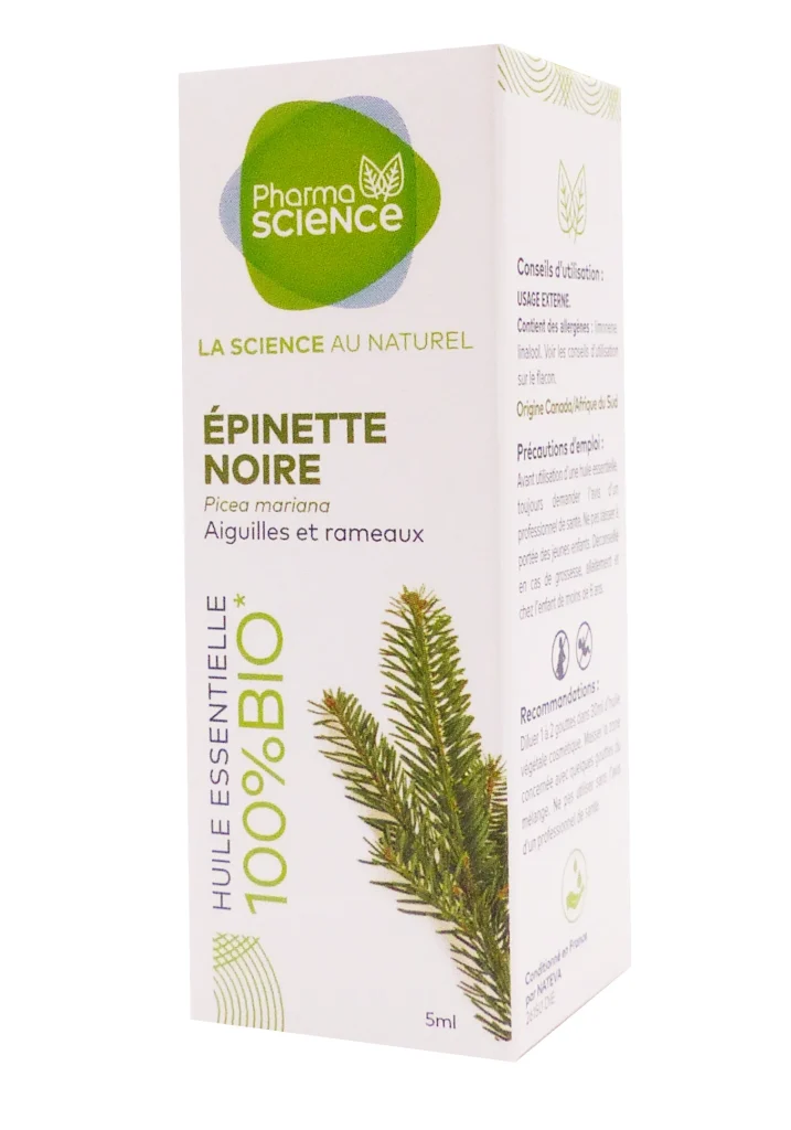 PHARMASCIENCE HUILE ESSENTIELLE EPINETTE NOIRE BIO 5 ML 2 epinette noire pharmascience 5 ml bio