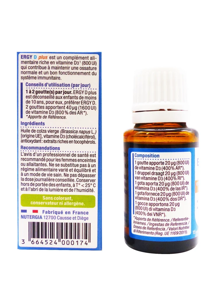 ergy d plus dos