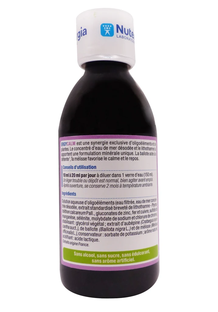 ergycalm dos nutergia