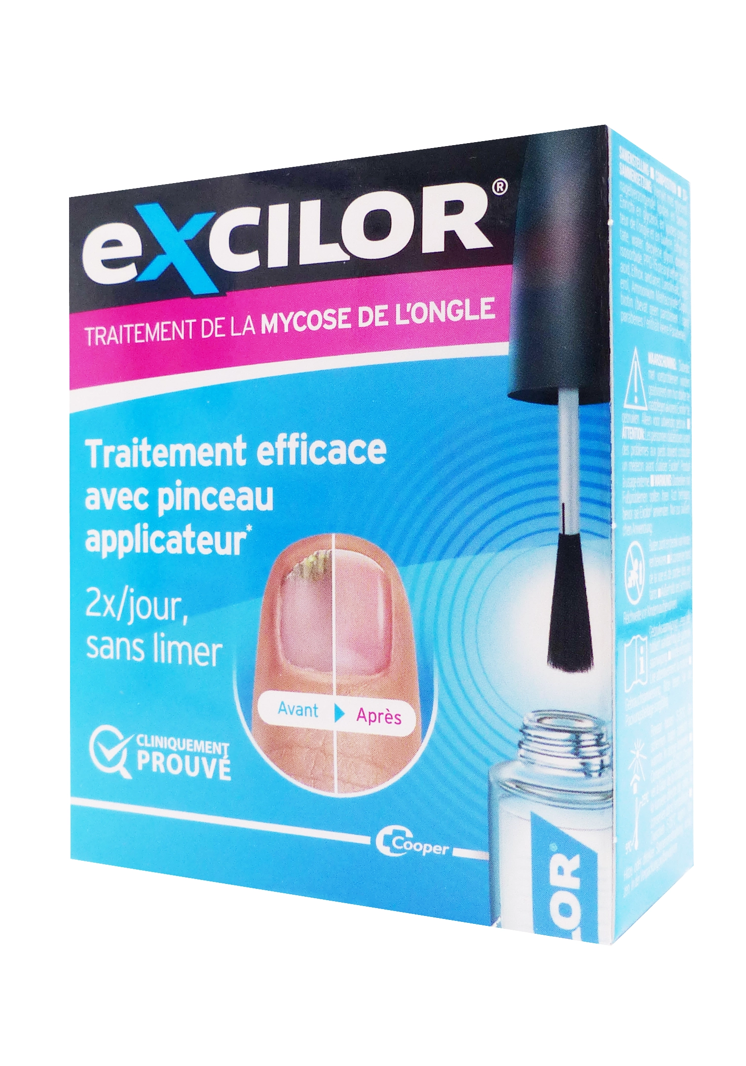 EXCILOR SOLUTION 3,3ML 1 excilor mycose de l'ongle