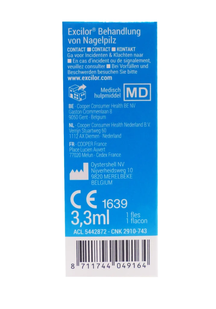 EXCILOR SOLUTION 3,3ML 3 excilor vernis cote