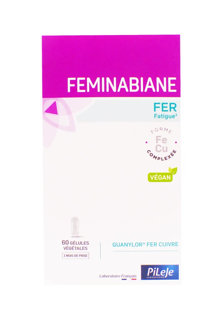 feminabiane fer pileje 60 gelules