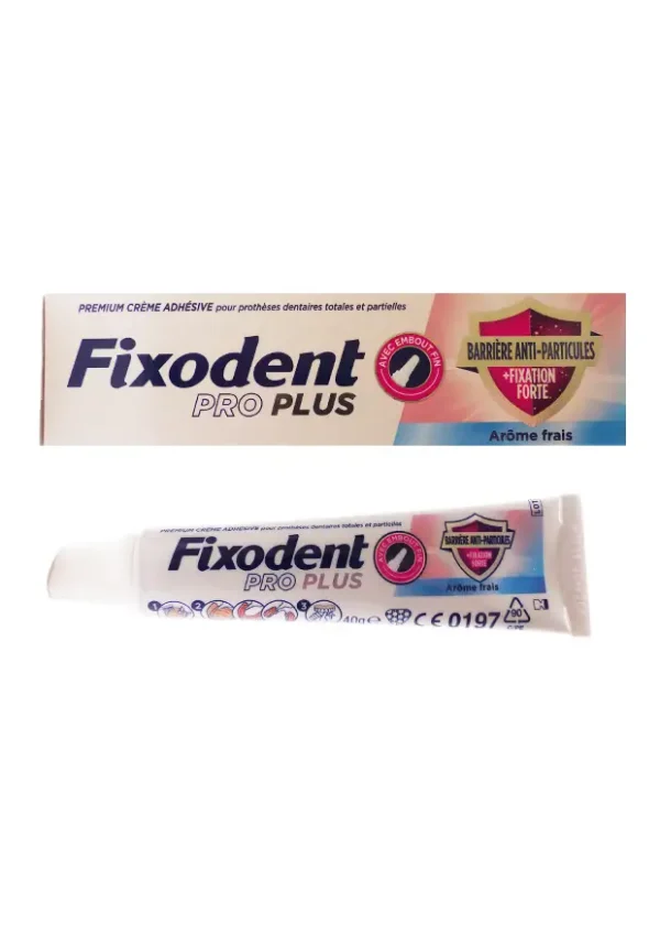 fixodent pro plus barrière anti particules