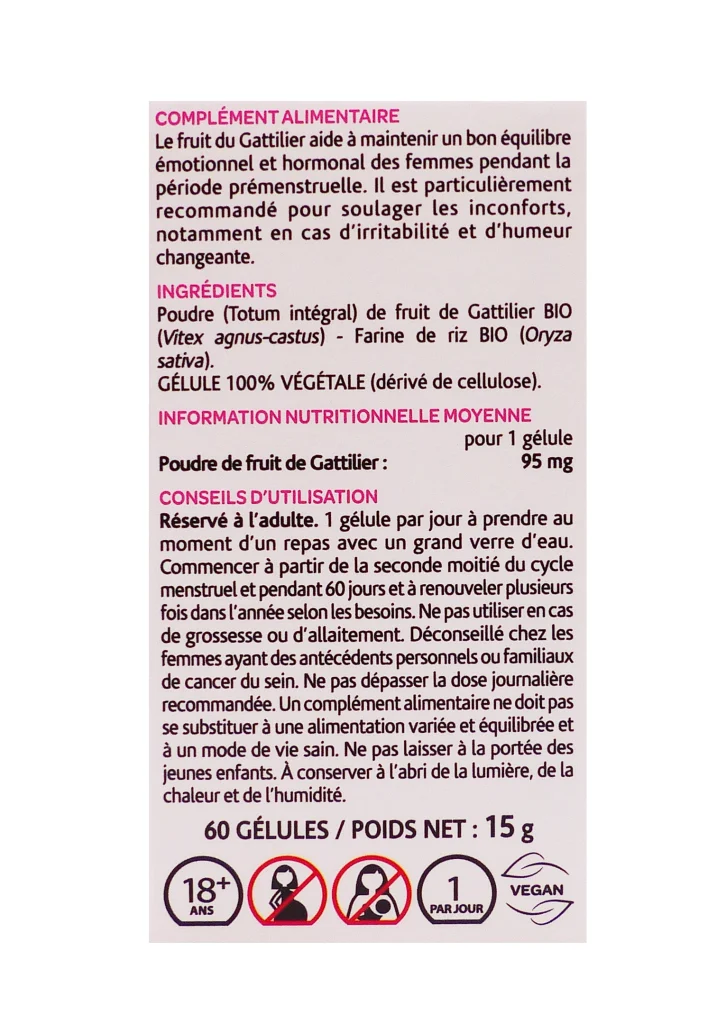 ARKOGELULES GATTILIER 60 GELULES 3 gattilier 60 gelules