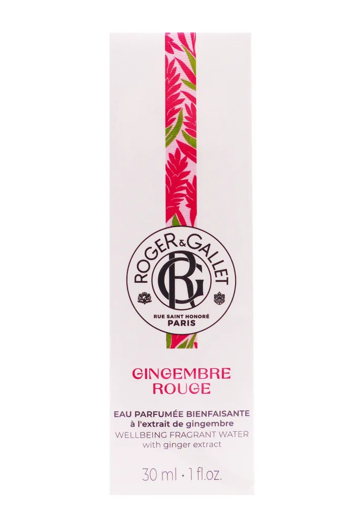 ROGER & GALLET EAU PARFUMEE GINGEMBRE ROUGE VAPORISATEUR 30 ML 2 gingembre rouge eau parfumee 30 ml roger et gallet