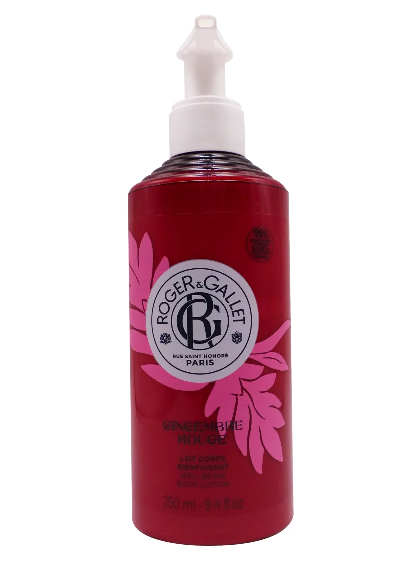 gingembre rouge lait corps 250 ml