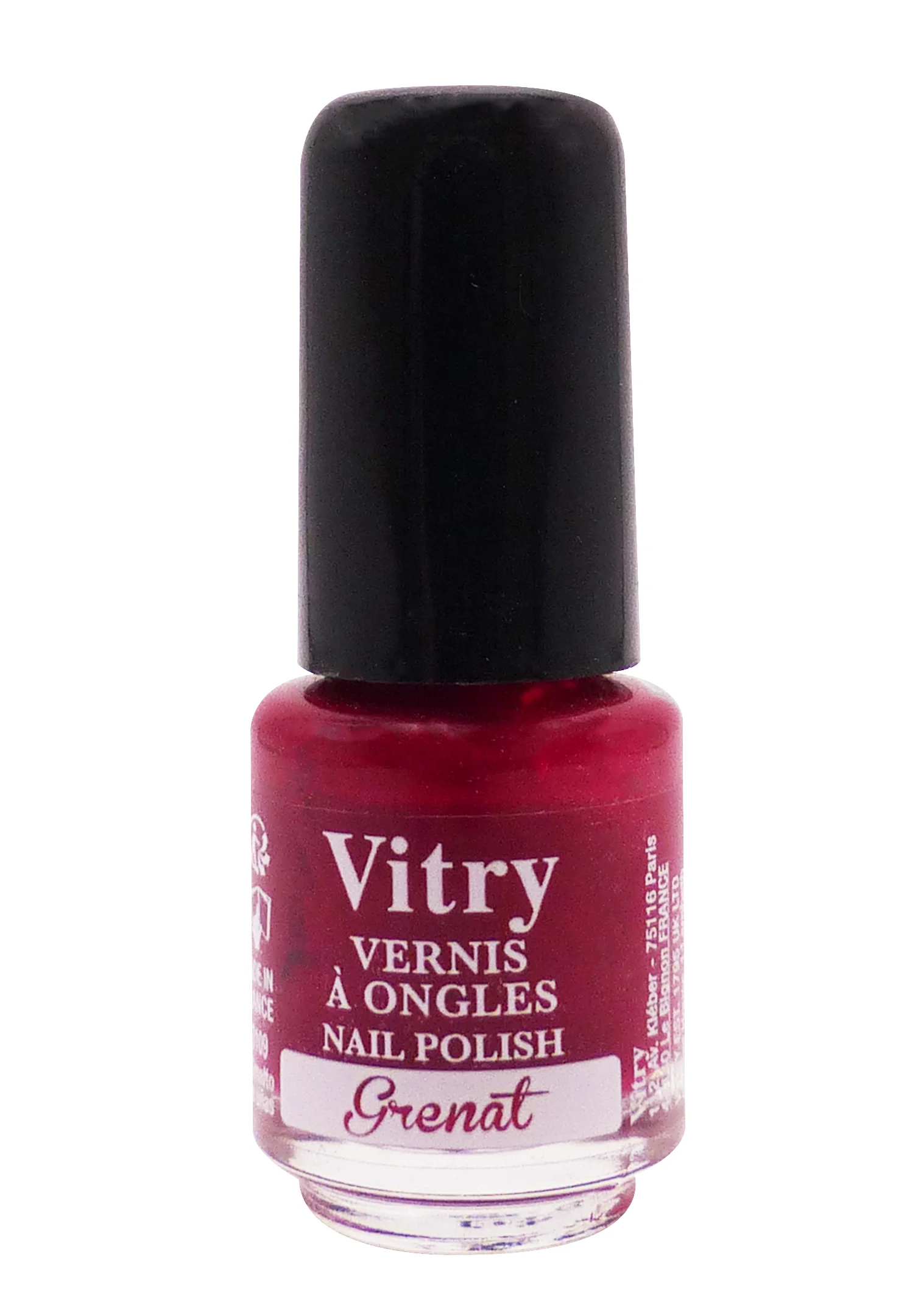 VITRY VERNIS A ONGLES MINI N°109 GRENAT 4ML 1 grenat
