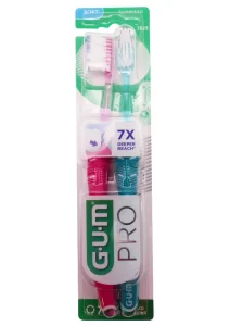 gum pro sunstar 1525 lot de 2 brosses a dents soft