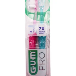 gum pro sunstar 1525 lot de 2 brosses a dents soft