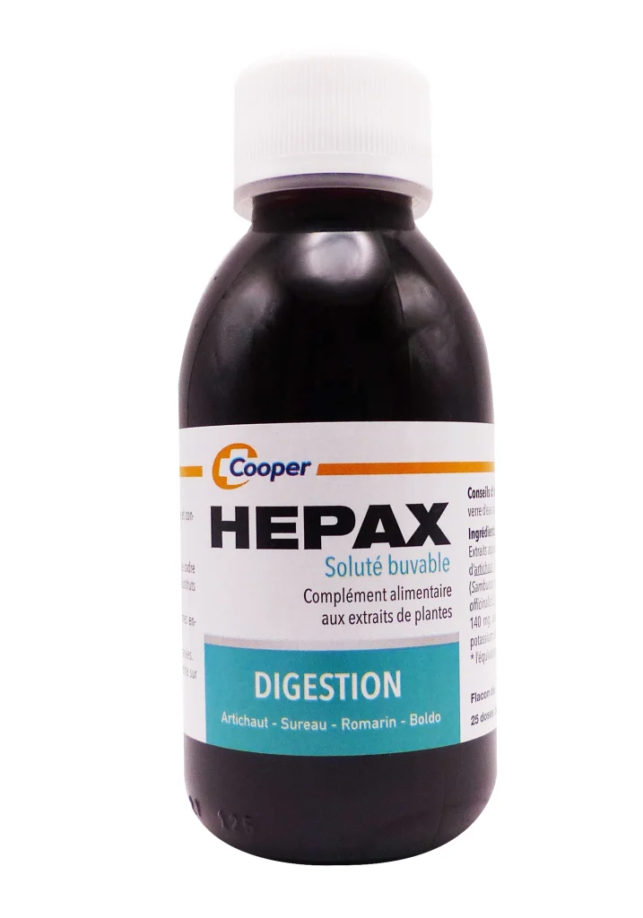 HEPAX SOLUTE BUVABLE 125ML 3 hepax solute buvable digestion 125 ml flacon