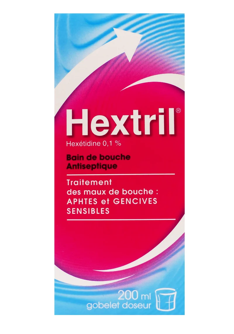HEXTRIL 0,1% BAIN BOUCHE 200ML 3 hextril 200 ml rose