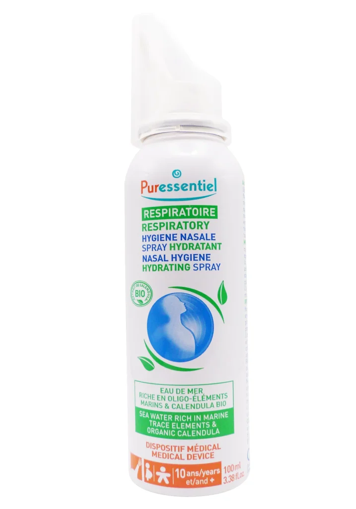PURESSENTIEL SPRAY HYGIENE NASAL HYDRATANT 100ML 3 hygiene nasale