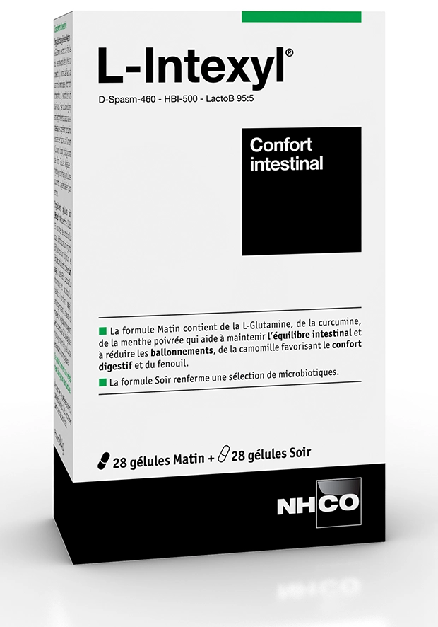 NHCO L-INTEXYL 28 GELULES MATIN + 28 GELULES SOIR 3 intexyl