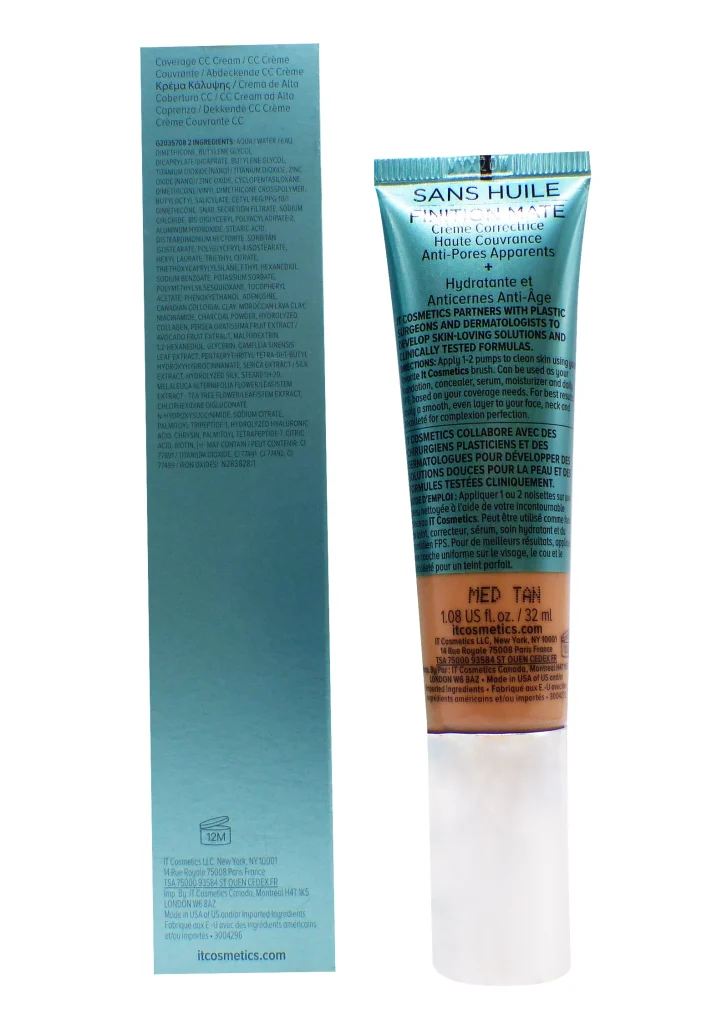 IT COSMETICS CC+ CREME TEINTE MEDIUM TAN SPF 40, 32 ML 3 it cosmetics medium tan dos