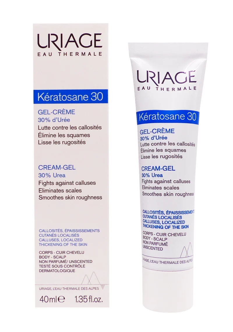 kératosane 30 gel creme 40ml Uriage