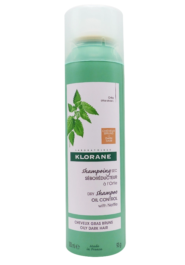 KLORANE SHAMPOING SEC ORTIE POUR CHEVEUX BRUNS 150ML 5 klorane shampoing sec a l'ortie 150 ml