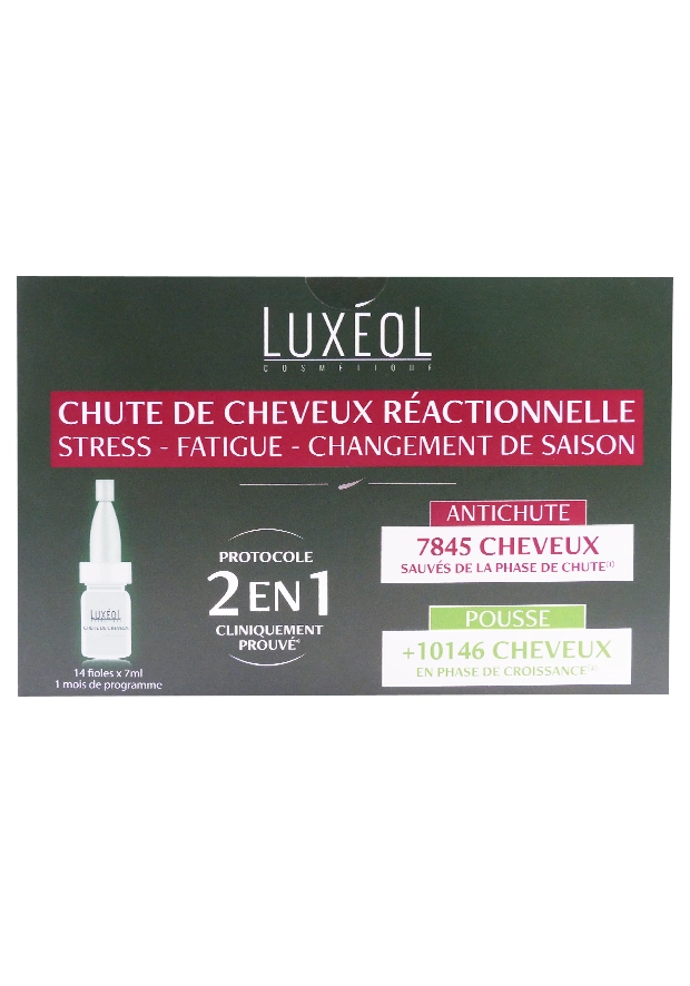 luxeol chute de cheveux réactionnelle cure