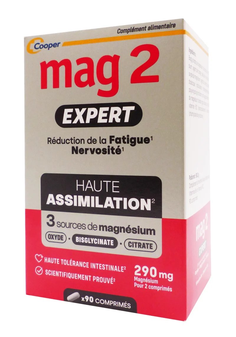 mag 2 expert haute assimilation 90 comprimés