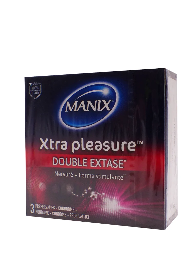 manix xtra pleasure 3 préservatifs