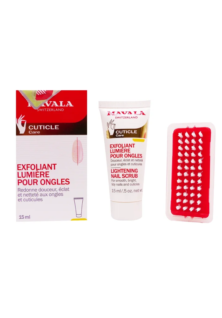 MAVALA MASQUE EXFOLIANT LUMIERE POUR ONGLES 15ML (BROSSE OFFERTE) 2 mavala exfoliant lumiere pour ongles 15 ml