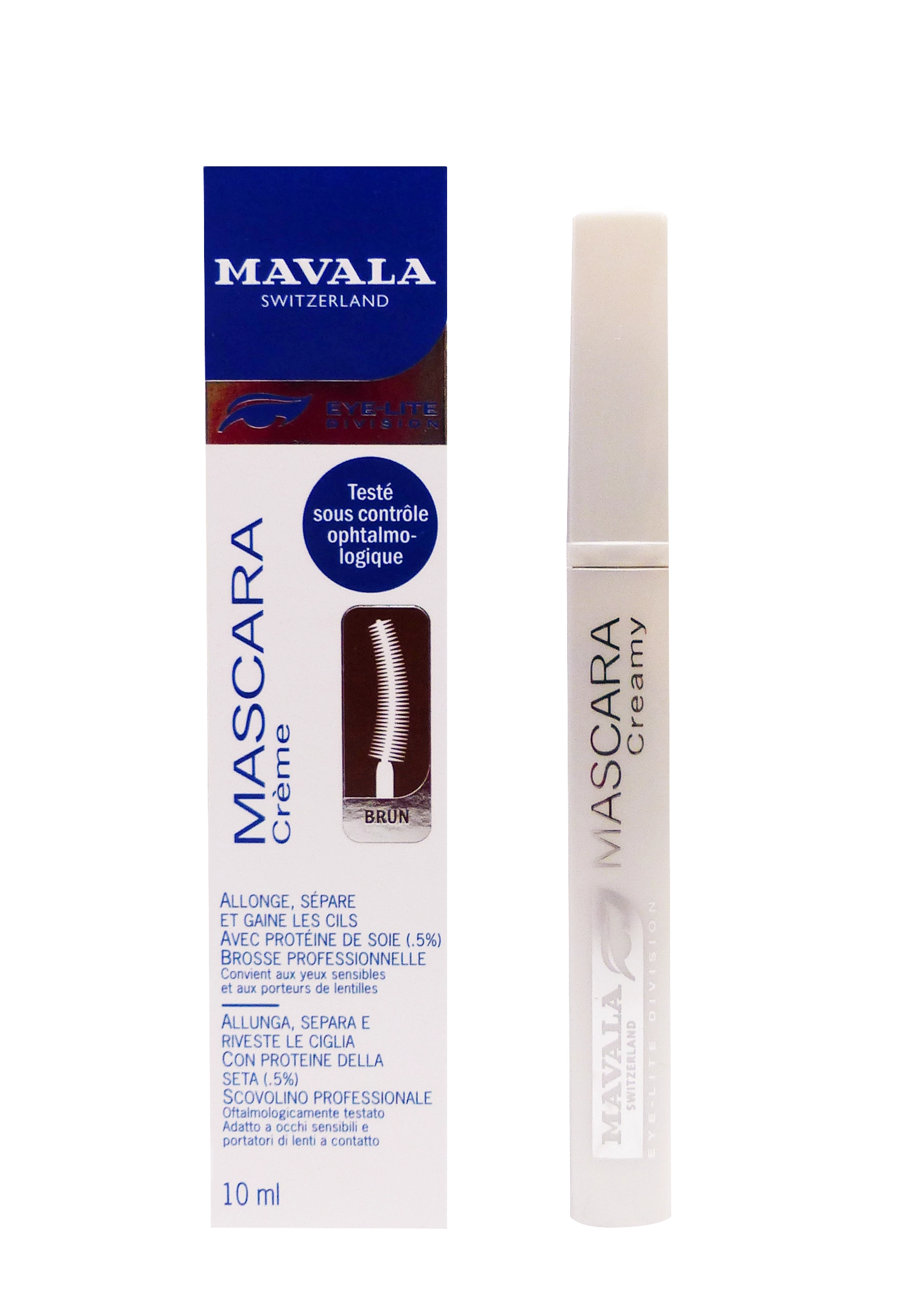 MAVALA MASCARA CREME VOLUME & LONGEUR BRUN 10ML 1 mavala mascara brun
