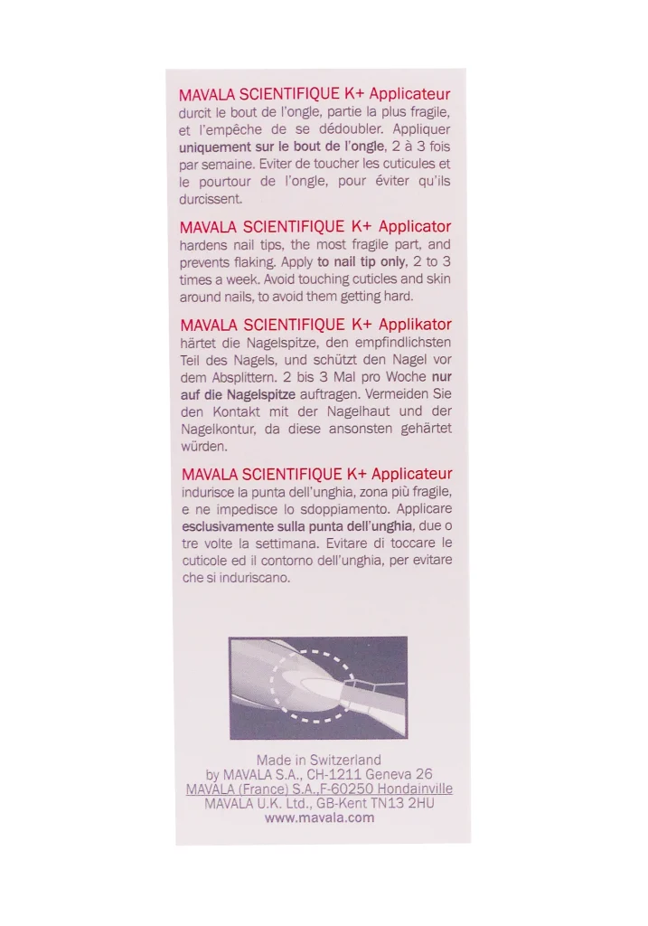 mavala scientifique k dos