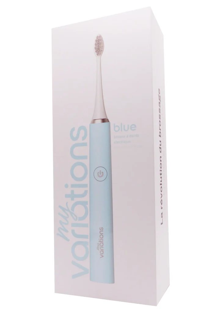 MY VARIATIONS 1 BROSSE A DENTS ELECTIQUE BLEUE 2 my variation bleue
