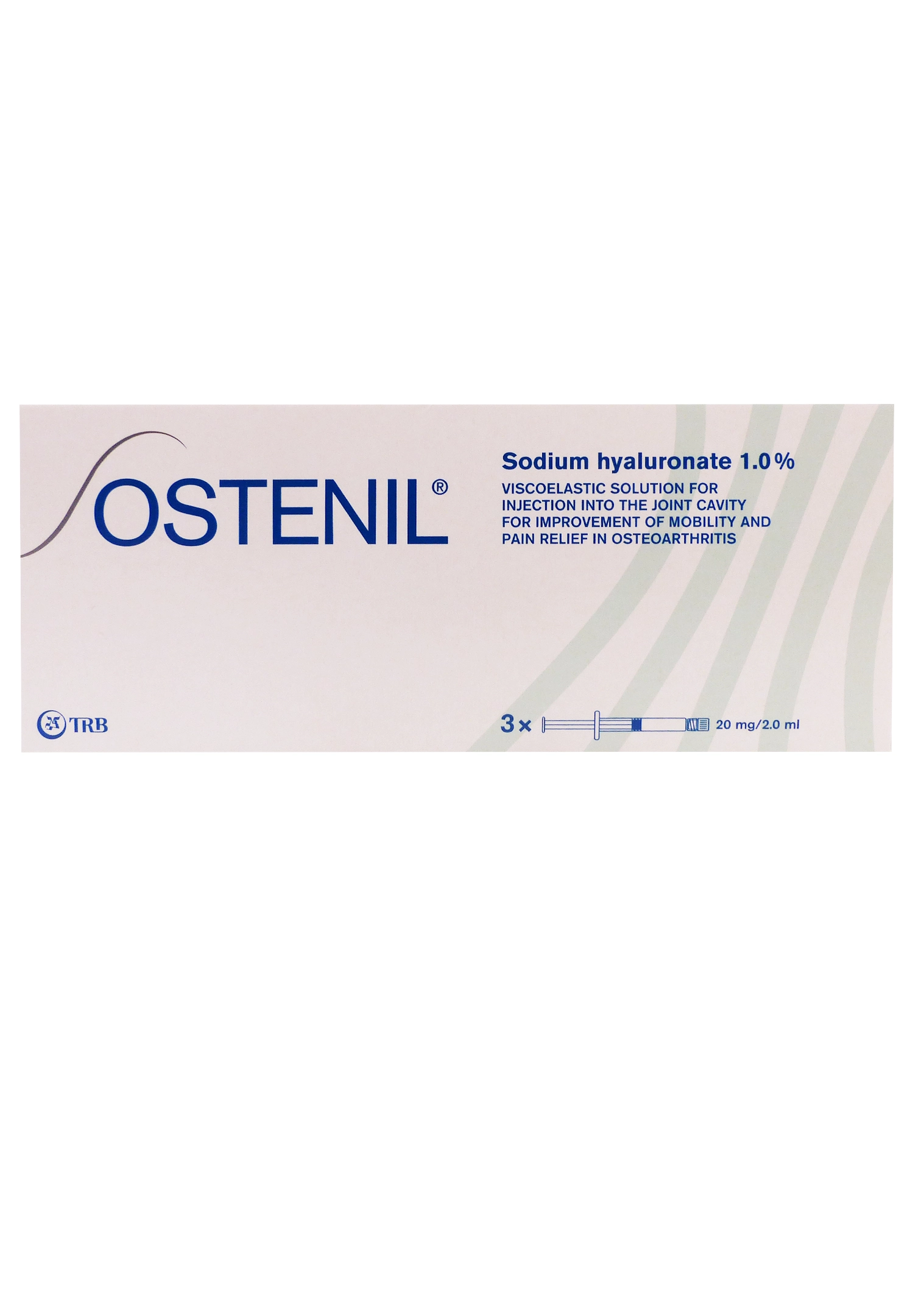 OSTENIL SODIUM HYALURONATE 1.0% 20MG/2ML X3 1 ostenil